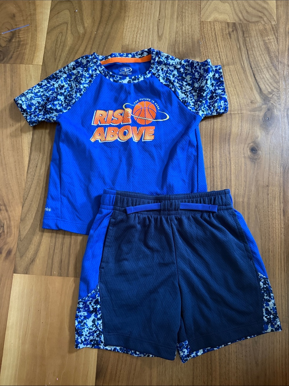 18 mo Basketball Set - Blue & Orange